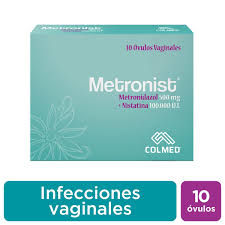 Metronist (Metronidazol 500 mg + Nistatina 100,000 UI) Óvulos Colmed - 10 unidad