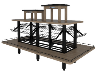 Mesa Expositora Dueto Premium - F80 