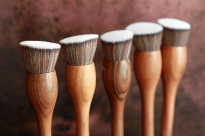 Black Walnut Foundation Brush
