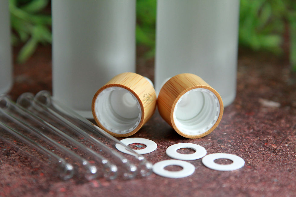 Thumbnail: Eco-Friendly Frosted Glass Dropper Bottle 50ml