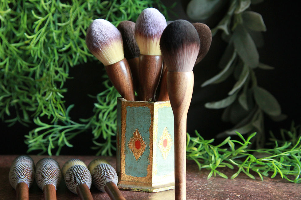 Miniatura: Large Black Walnut Powder Makeup Brush