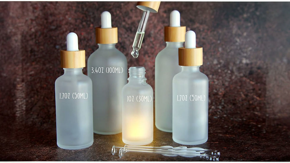 Thumbnail: Eco-Friendly Frosted Glass Dropper Bottle 30ml