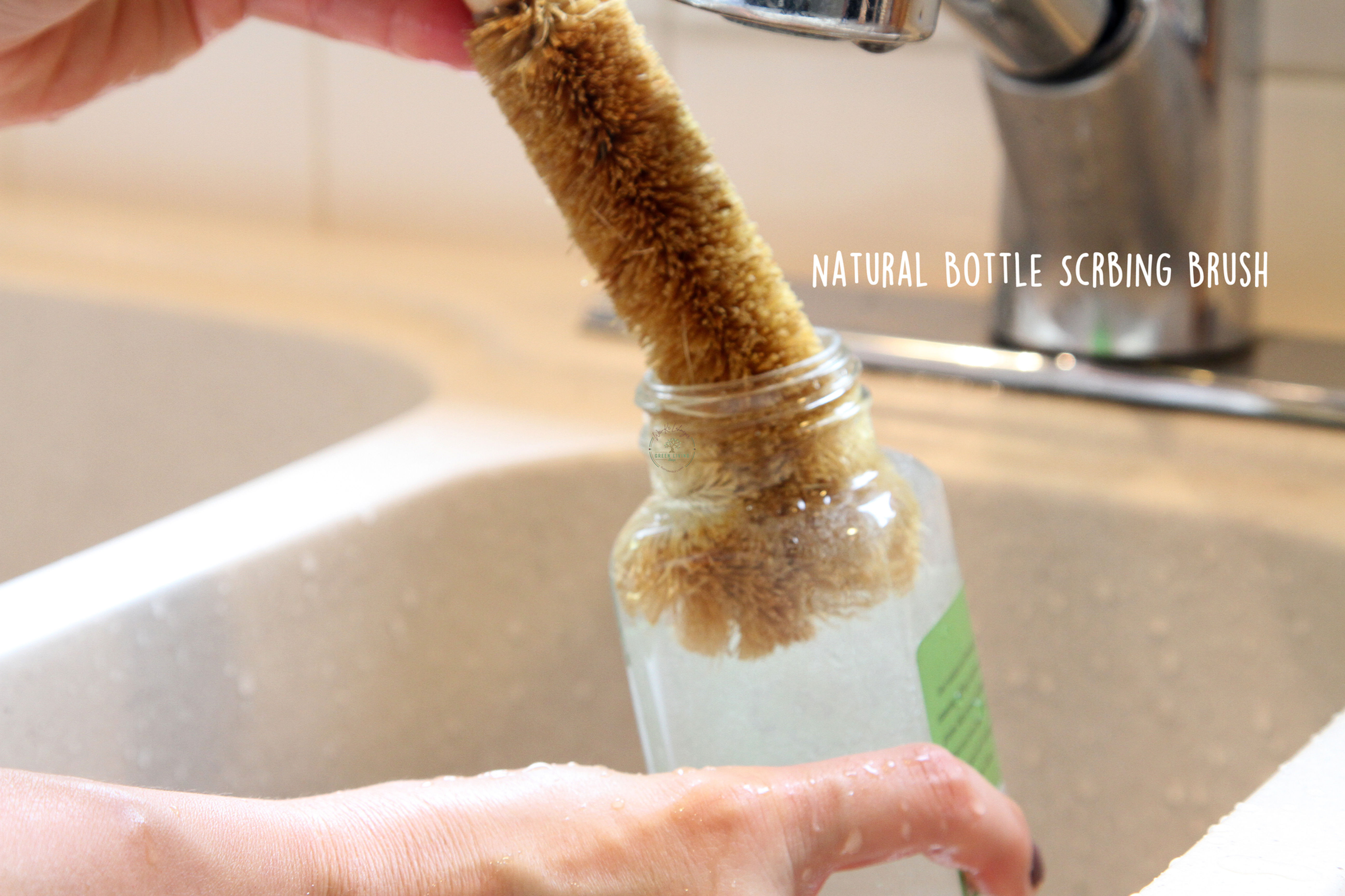 Natural Bottle Scrubing Brush
