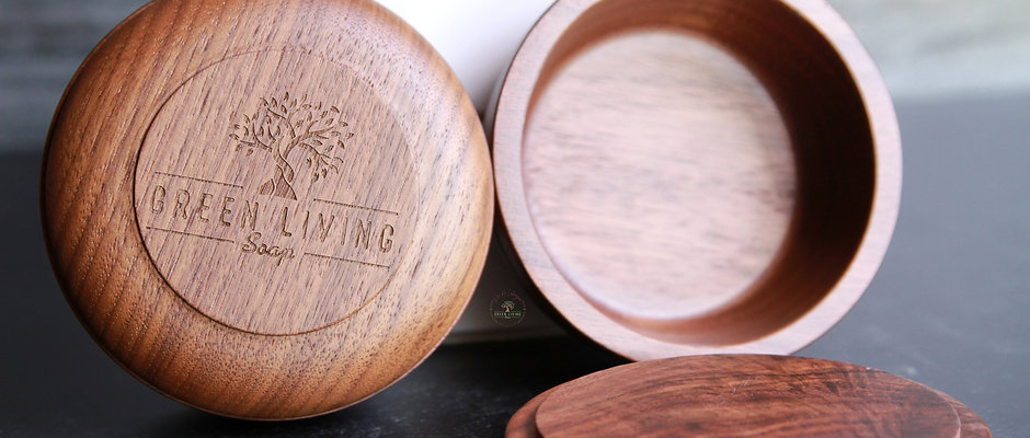 Black Walnut Shaving Bowl