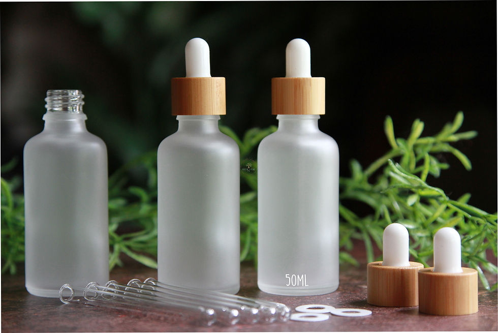 Thumbnail: Eco-Friendly Frosted Glass Dropper Bottle 50ml