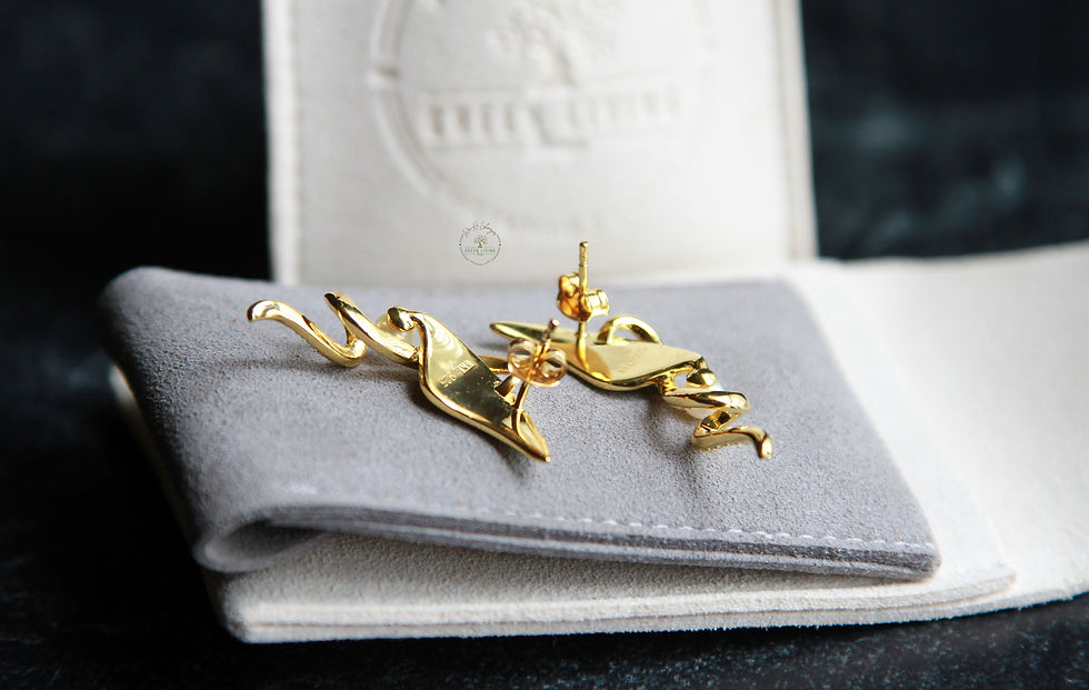 Thumbnail: White Topaz Freshwater Pearl Butterfly Earrings