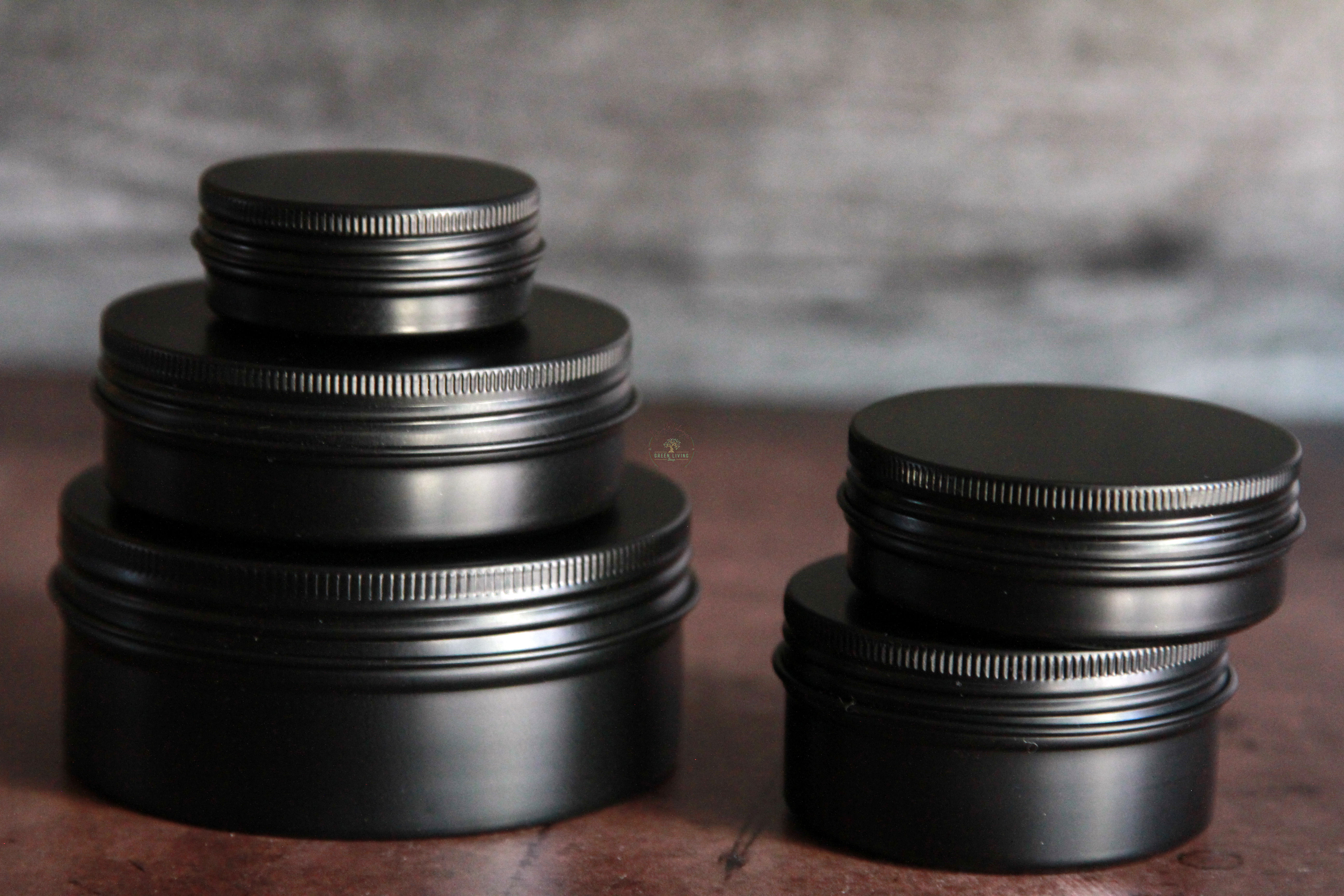 Empty Aluminum Storage Tin