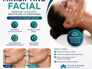 Minilifting Facial en El Poblado Medellín: Rejuvenecimiento Natural con Recuperación Rápida