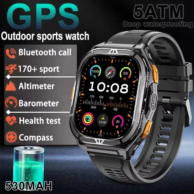 Thumbnail: T- REX3 X5 Smartwatch 5ATM Waterproof