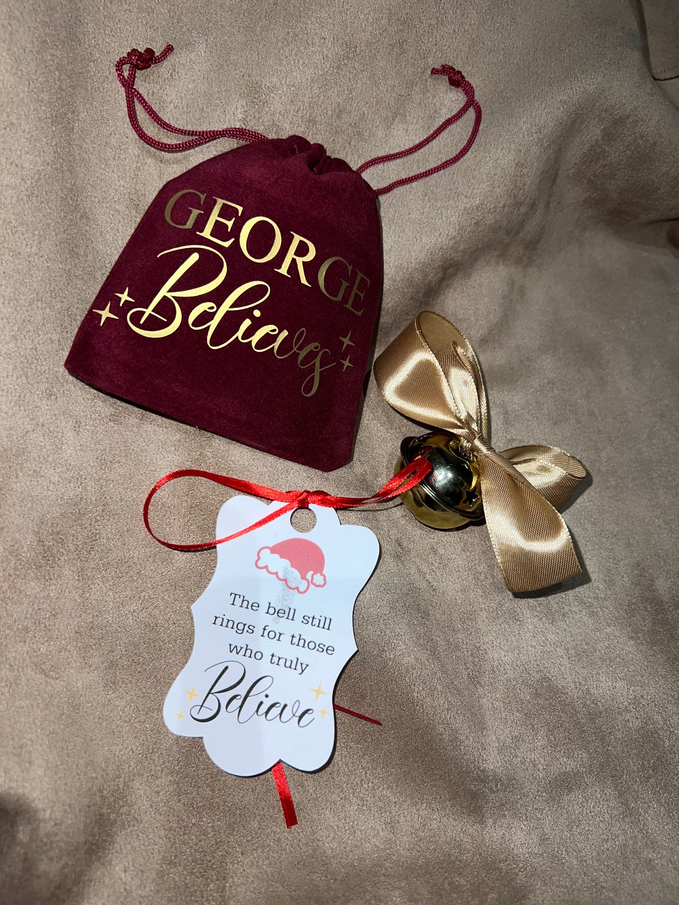 Personalised Christmas Jingle Bell