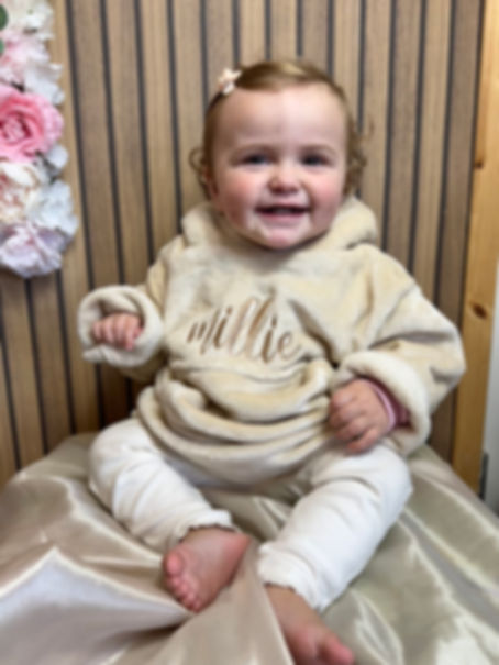 Baby / children’s personalised fluffy hoodie