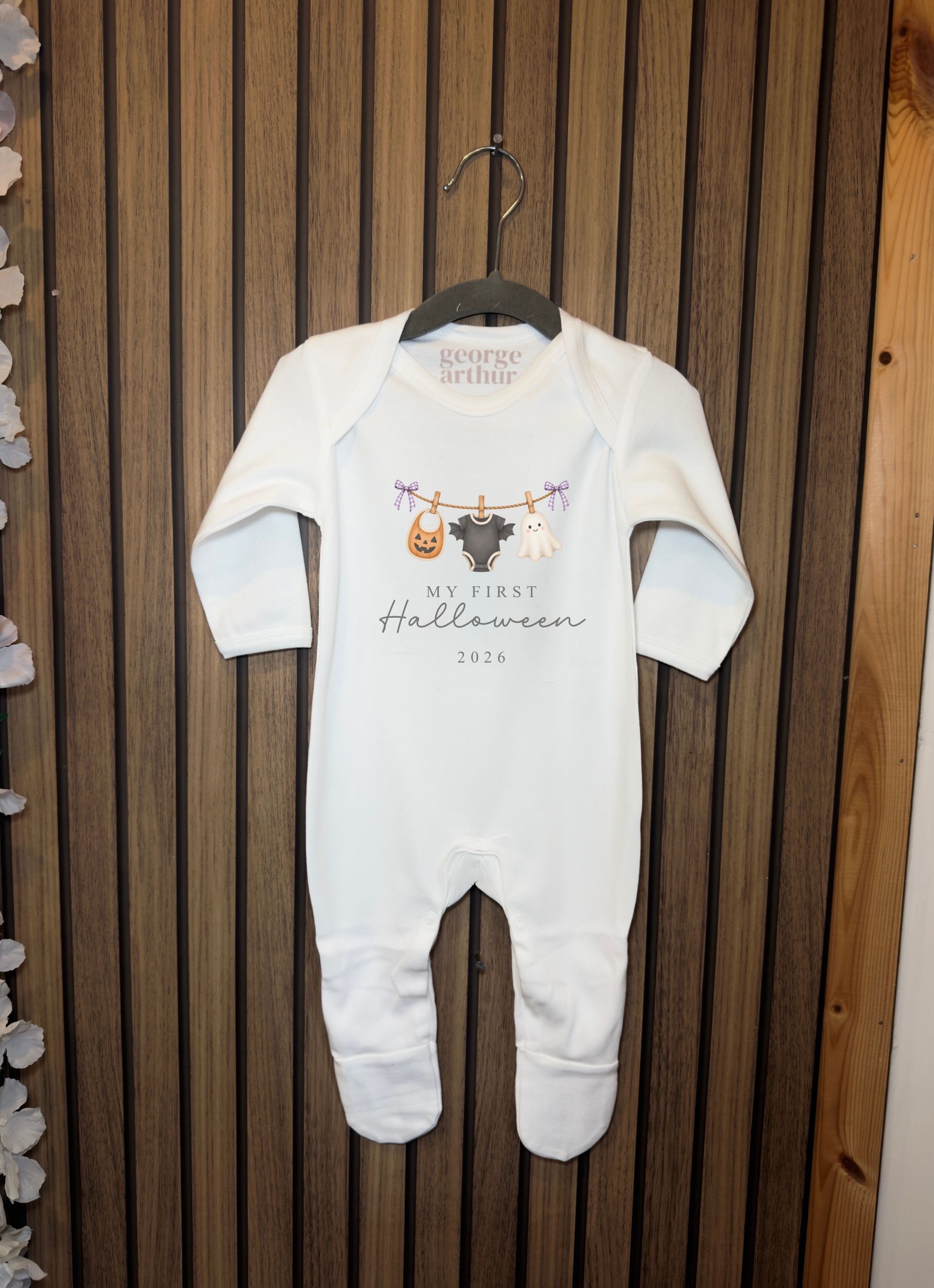 My 1st Halloween (personalised) babygrow/vest