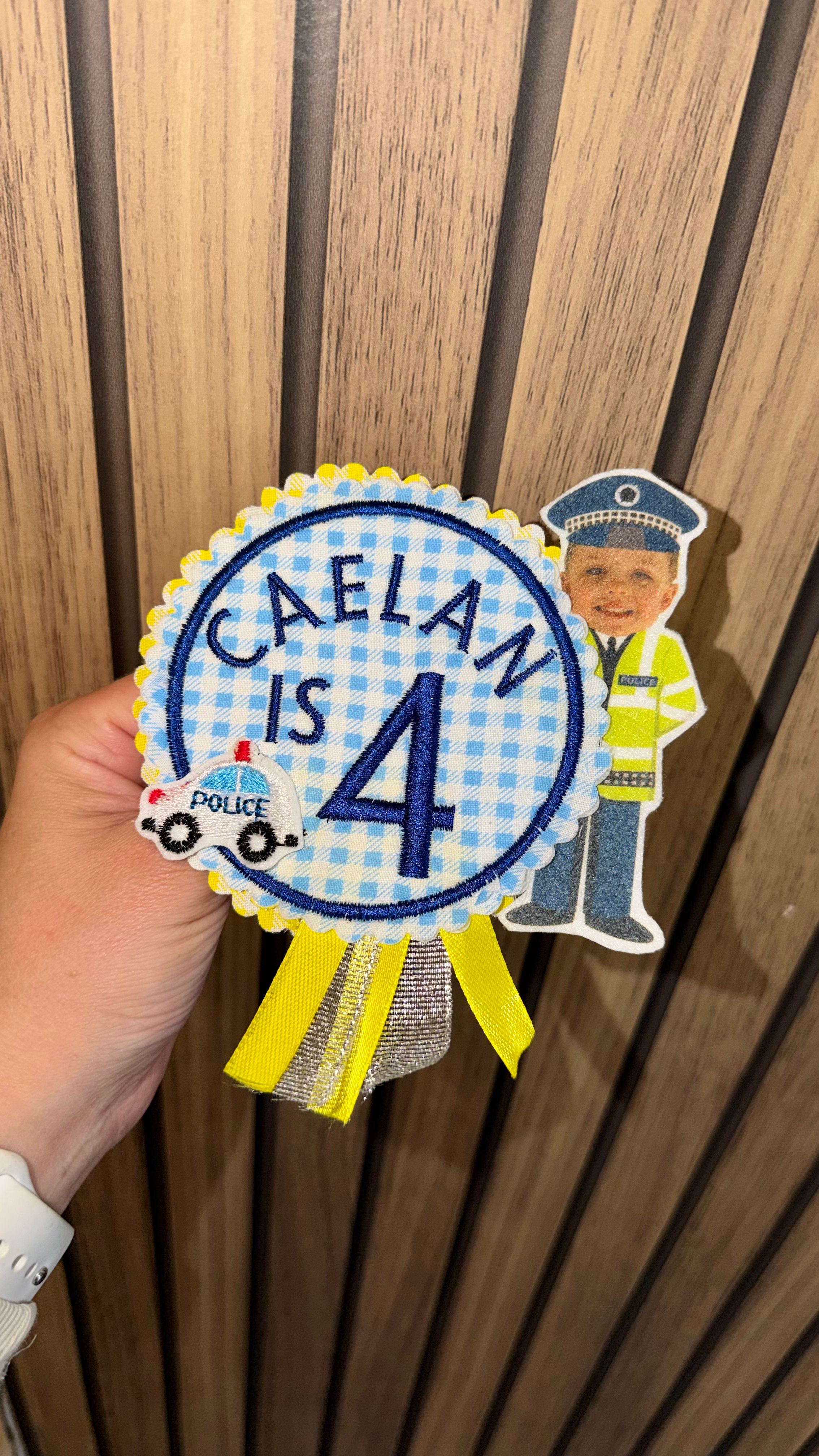 Custom birthday  Badge 