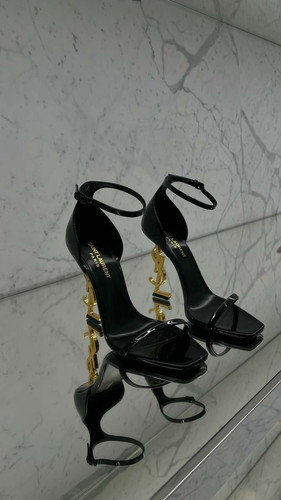 Yves Ysl Signature Heels Buy Saint Laurent Patent YSL Heel Pumps