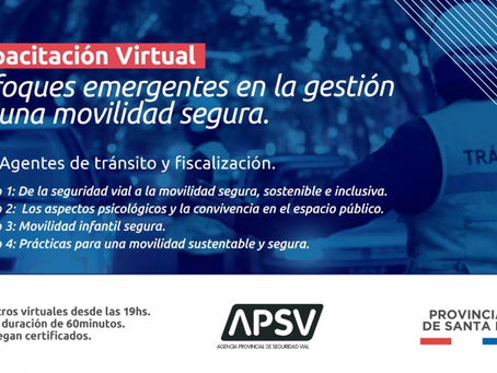 Nueva instancia de formación virtual para inspectores de tránsito y agentes de fiscalización