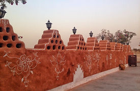 Khuri - Painted homes in desert village