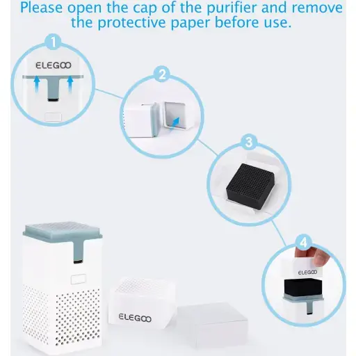 Miniature : Lot de 2 Mini-Purificateurs d'Air