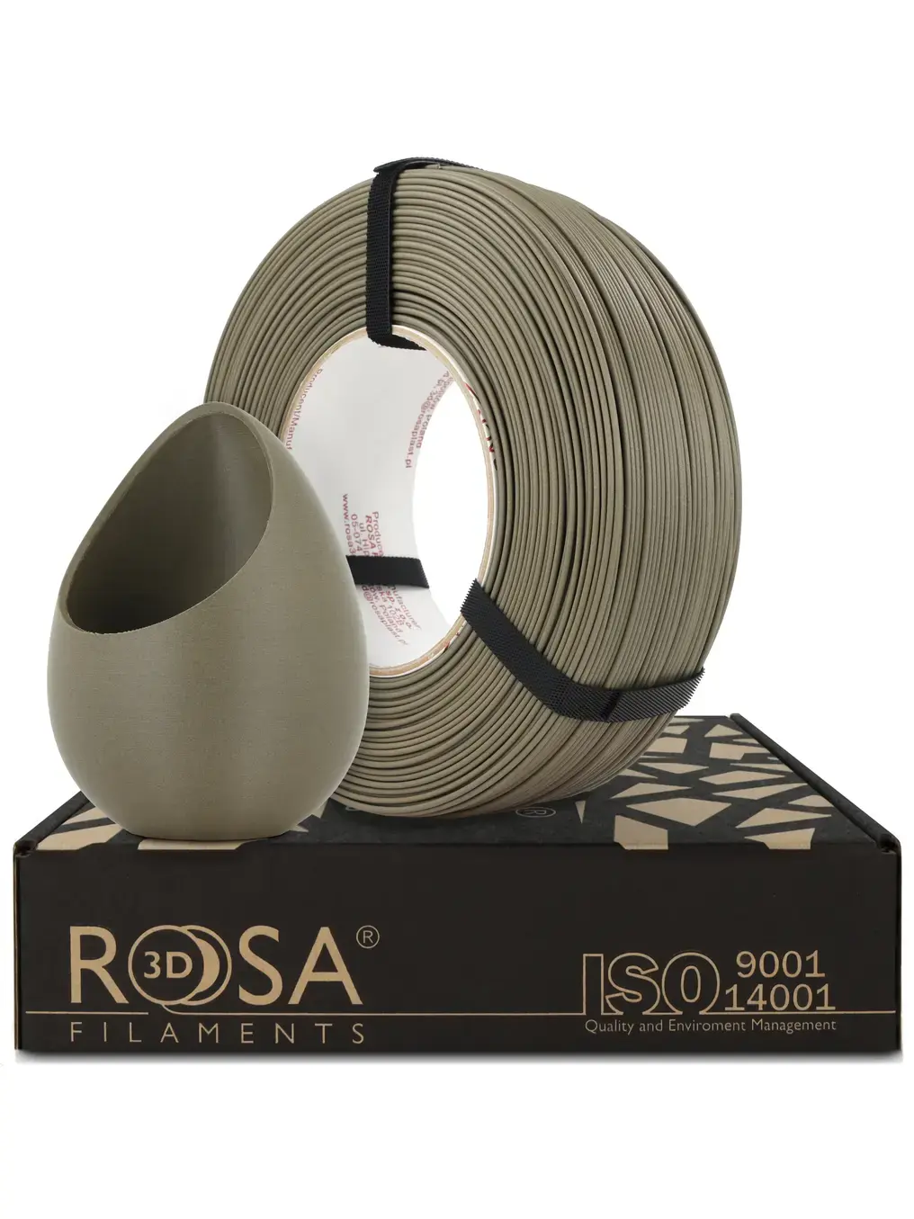 PLA-CF Matt Carbon Matcha Green