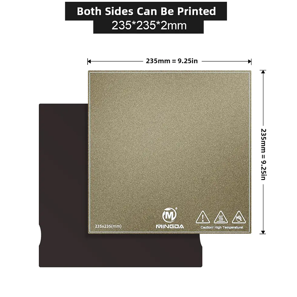 Miniature : Plaque de construction PEI flexible standard Mingda