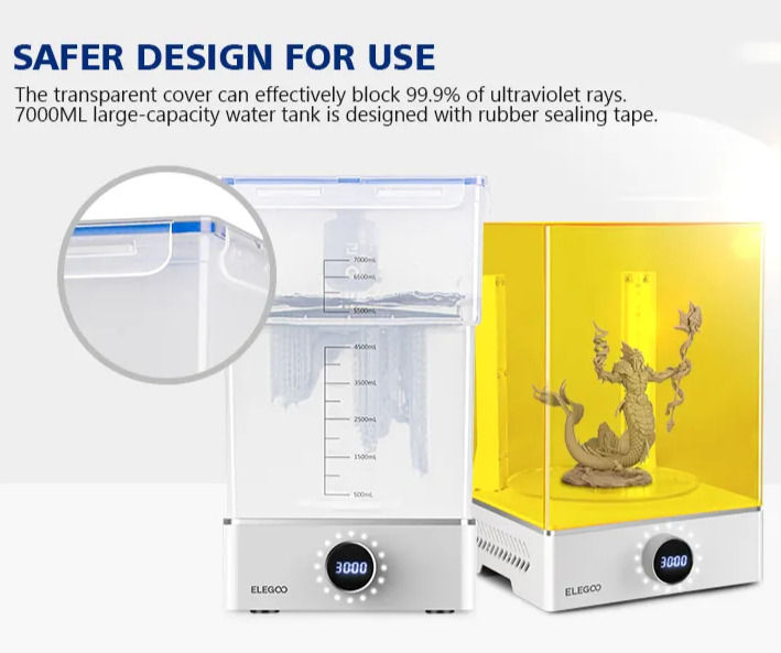 Miniature : Elegoo - Mercury XS - Ensemble Station Lavage et Durcissement