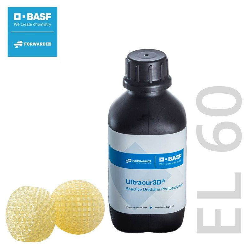 BASF Ultracur3D EL 60 Flexible Resin Transparent