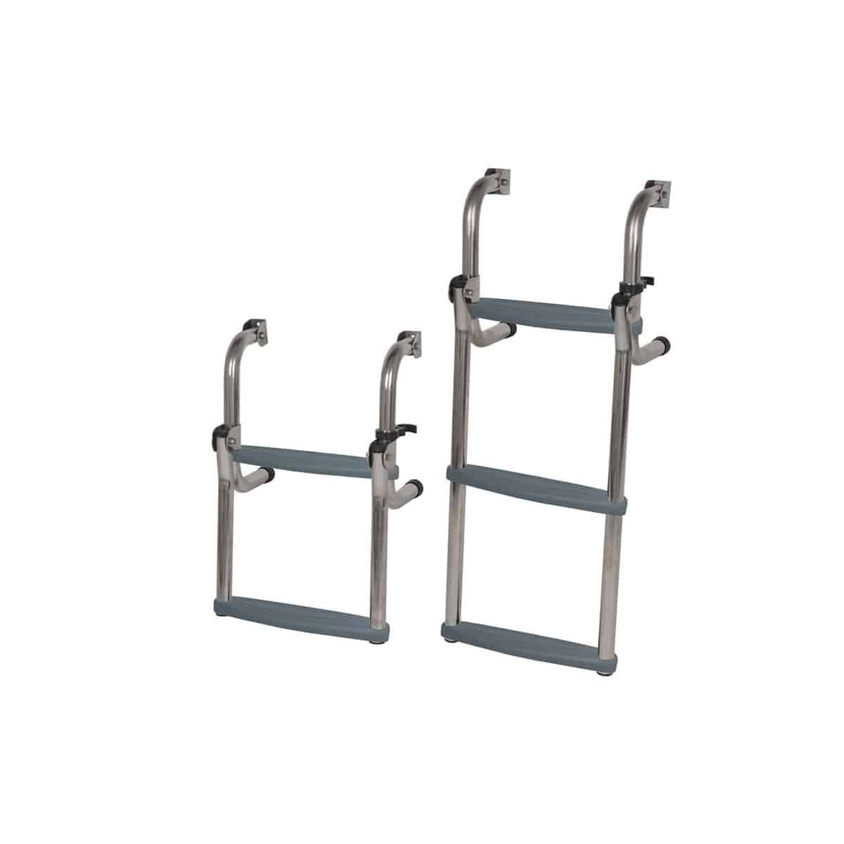 Oceansouth Short Base Ladder Stainless Steel foldi