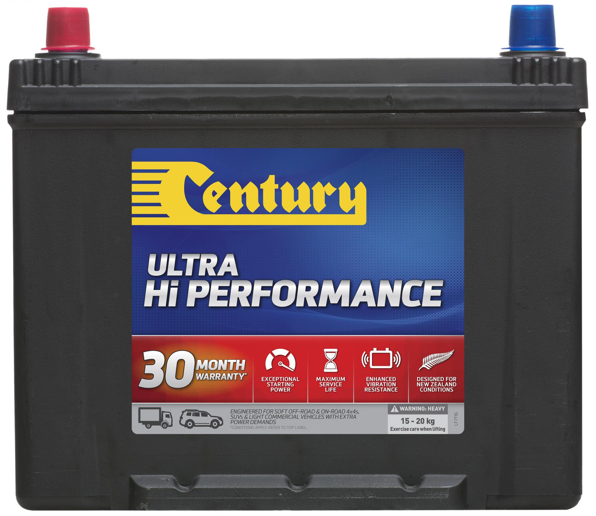 Century Yuasa 4x4 NS70X MF Ultra Hi Performance Ba