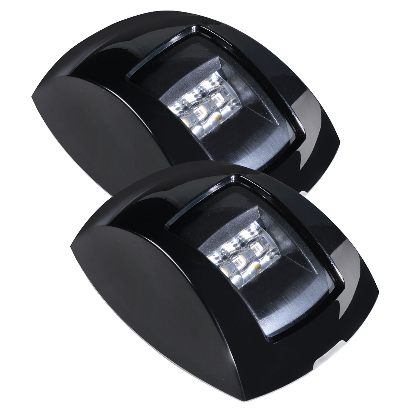 Narva Marine 9-33v 1nm LED Port & Strd Lamps Black