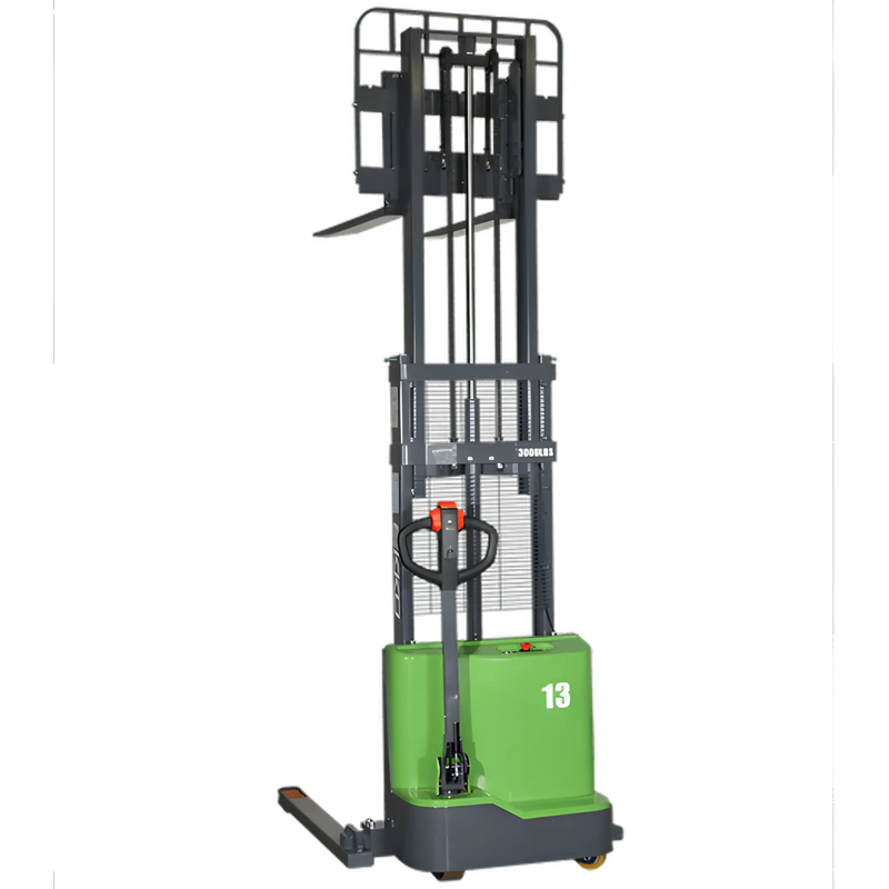 EKKO EB13C-145Li 2800 lb Lithium Straddle Stacker