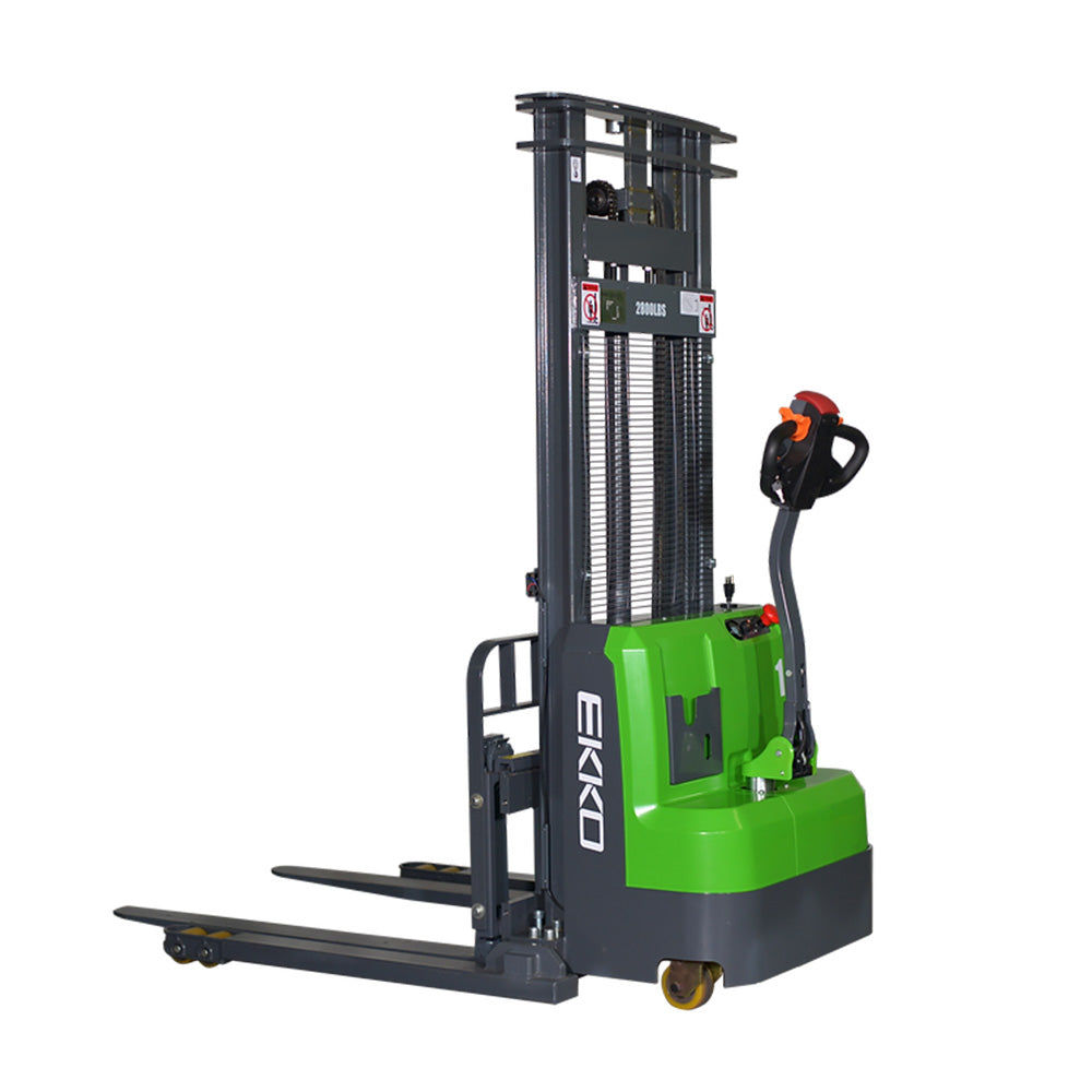 EKKO EB14C-145Li 3000 lb. Lithium Straddle Stacker