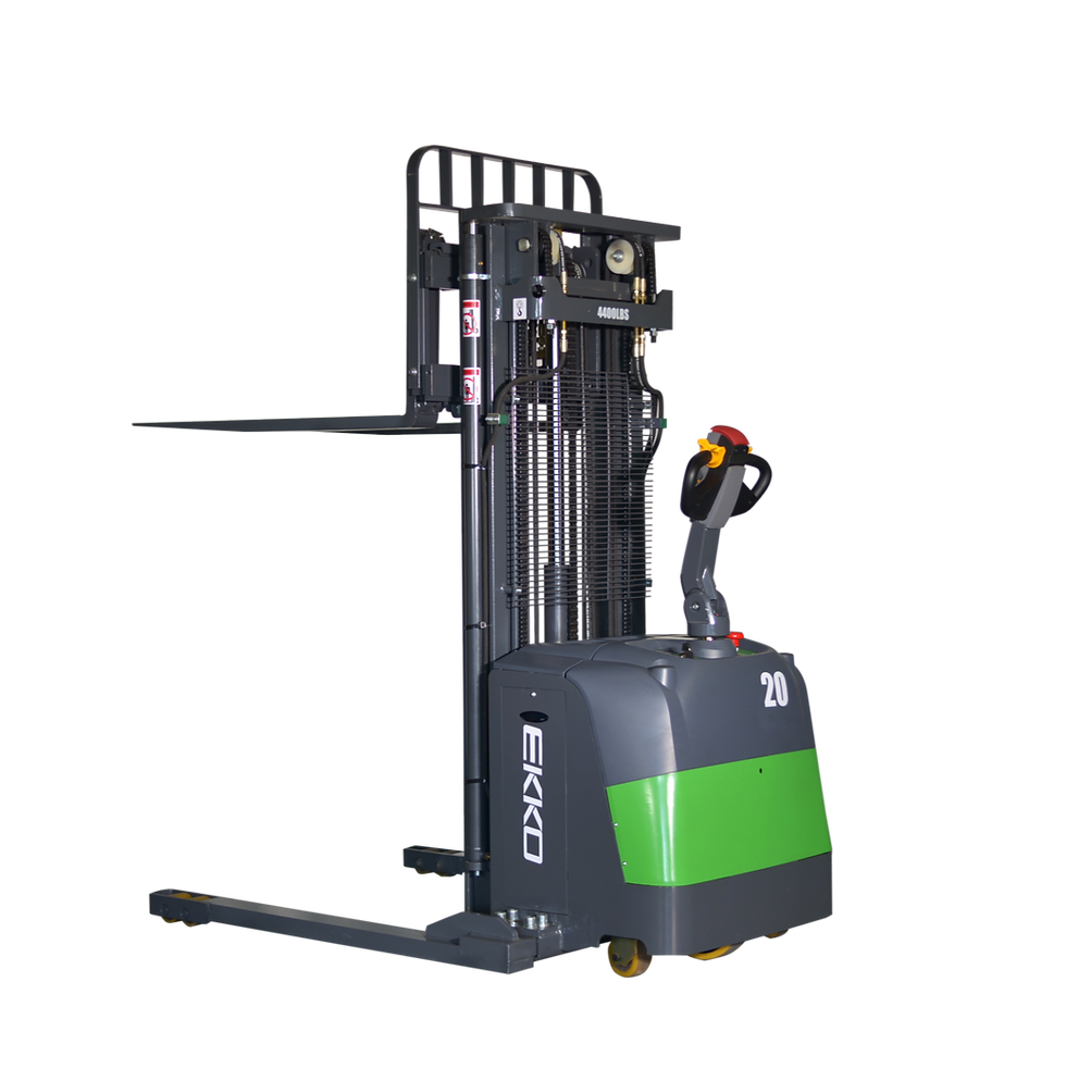 EKKO EB20CS-216Li 4400 lb Lithium Electric Straddle Stacker