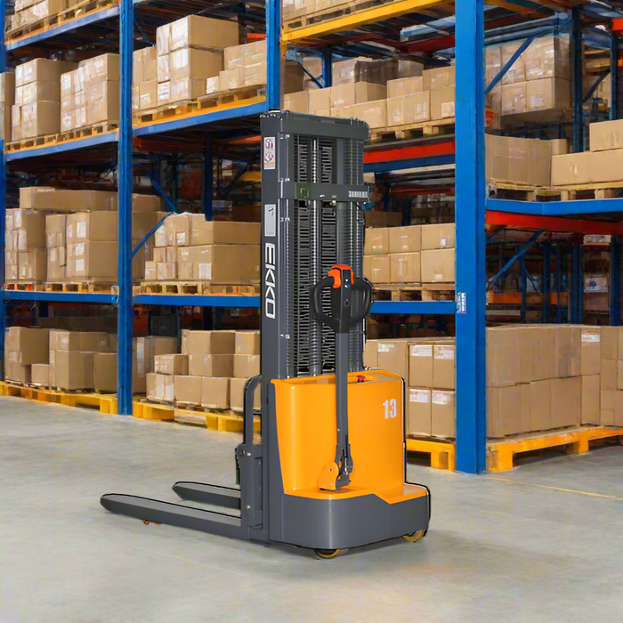 EKKO EB13CD 2800 lb Full Powered Fork Over Stacker
