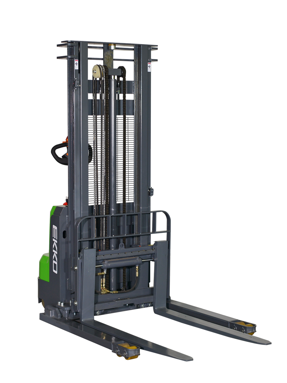 EKKO EB14CS-118Li 3000 lb. Lithium Straddle Stacker