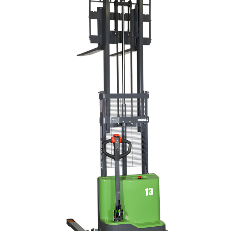 EKKO EB13C-98Li 2800 lb Lithium Straddle Stacker