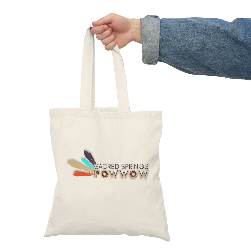 Thumbnail: 2023 Sacred Springs Powwow Official Canvas Tote Bag