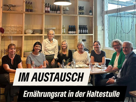 Mit Norwich Rüße in der Haltestulle: Austausch mit dem Bielefelder Ernährungsrat
