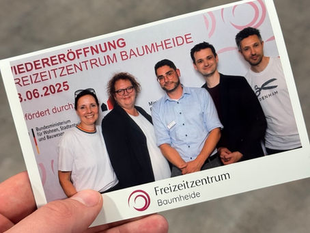 Das Freizeitzentrum Baumheide ist wieder eröffnet!