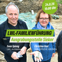 Pressemitteilung: Familienführung – Auf den Spuren der Germanen in Bielefeld-Sieker