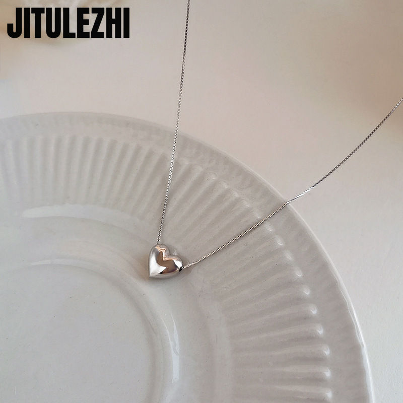 Miniatura: 925 Sterling Silver Necklace Pendant For Women Jewelry Love Necklace Design Luxu