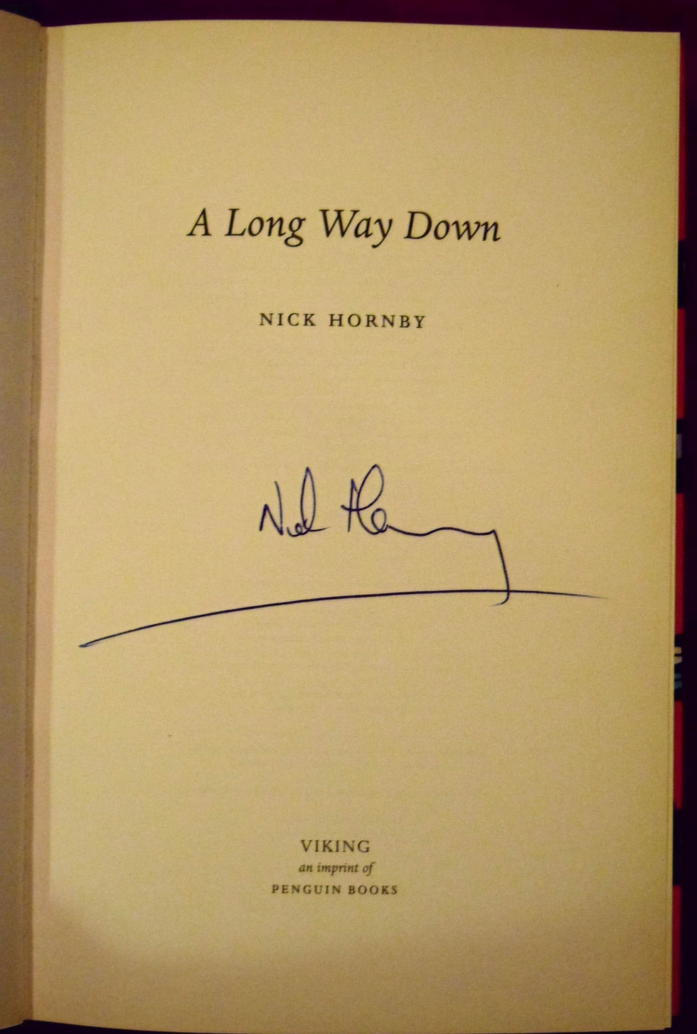 Thumbnail: A Long Way Down - Nick Hornby