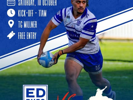 Woods v Stockman Rugby this Saturday!