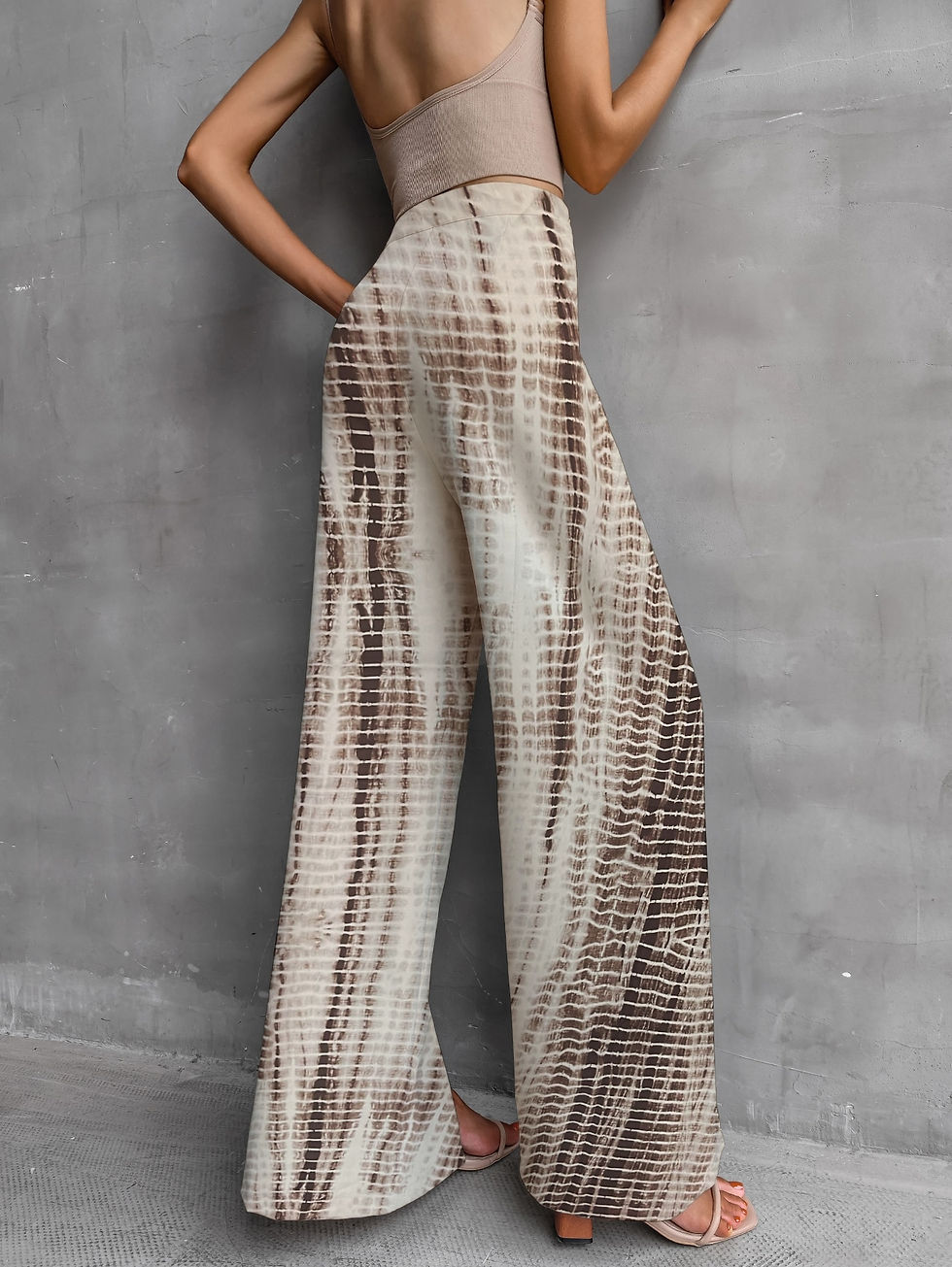 Thumbnail: Solid Split Hem Pants