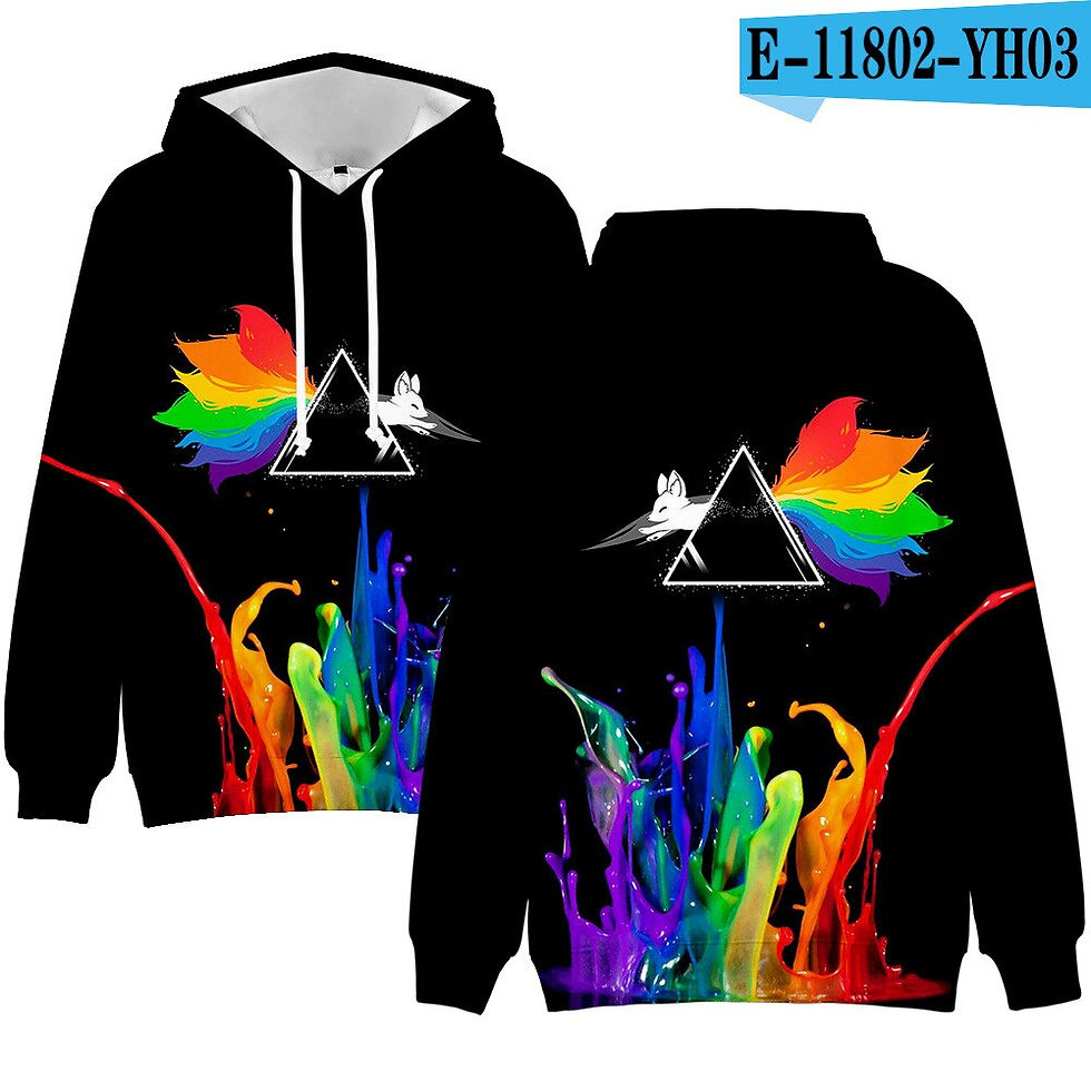 Thumbnail: LGBT Rainbow Flag Hoodie Sweatshirt  Gay Friendly LGBTQ Equity