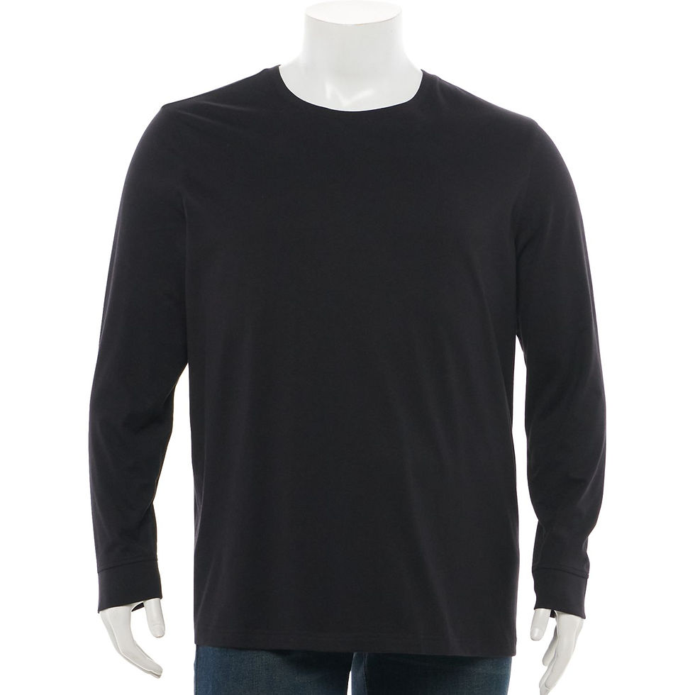 Thumbnail: Big & Tall Croft & Barrow® Extra-Soft Classic-Fit Jersey Crewneck Tee