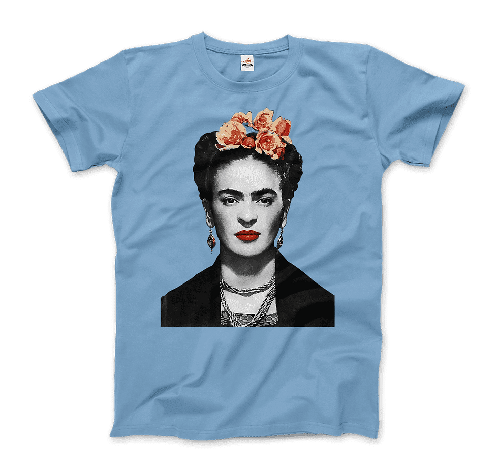 Thumbnail: Frida Kahlo With Flowers Poster Artwork T-Shirt