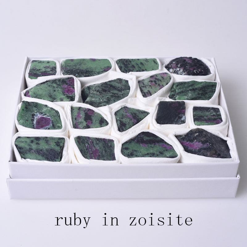 Thumbnail: Various of Crystals Quartz Block Natural Amethyst Rose quartz Reiki Healing Min