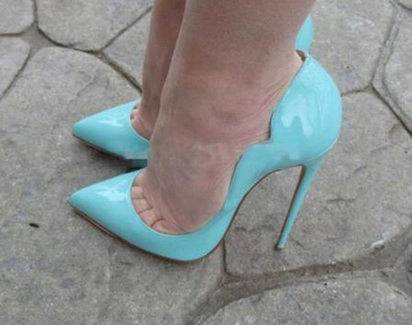 Thumbnail: Wholesales Fashion Sexy Women Brand High Heels Red Bottom Platform Pumps Black 