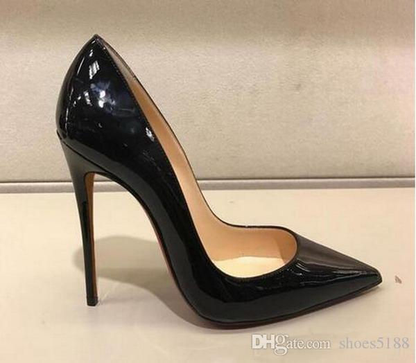 Thumbnail: Top Quality 2018 Women Shoes Red Bottoms High Heels Sexy Pointed Toe Red Sole 8