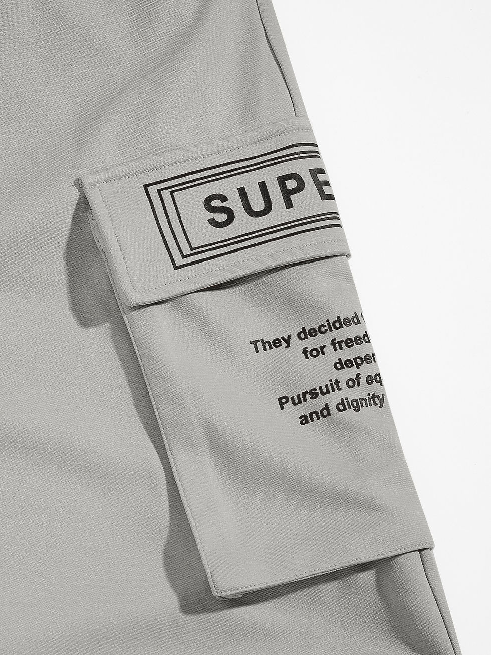 Thumbnail: SHEIN Men Slogan Graphic Sweatpants