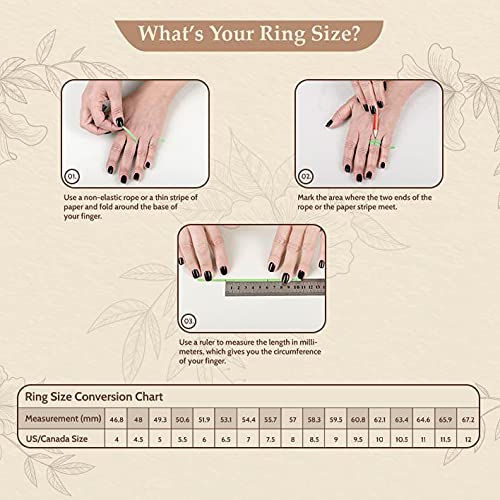 Thumbnail: Energy Stone 925 Sterling Silver Meadow Meditation Spinner Ring for Women with 